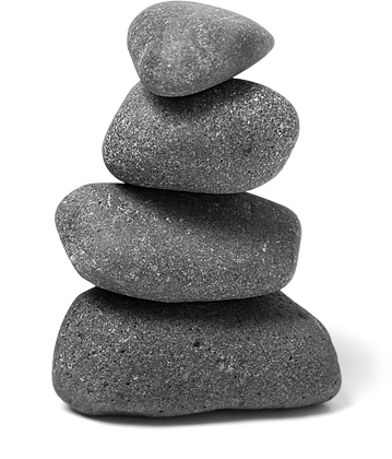Picture of stacked rocks